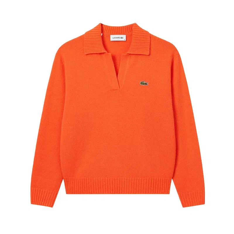 Женский кашемировый свитер LACOSTE, P40/Orange Red