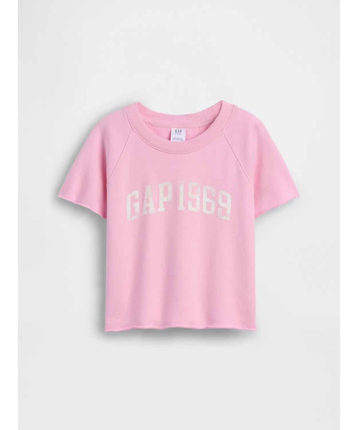 Детская футболка оверсайз с принтом GAP, Off White — фото 2