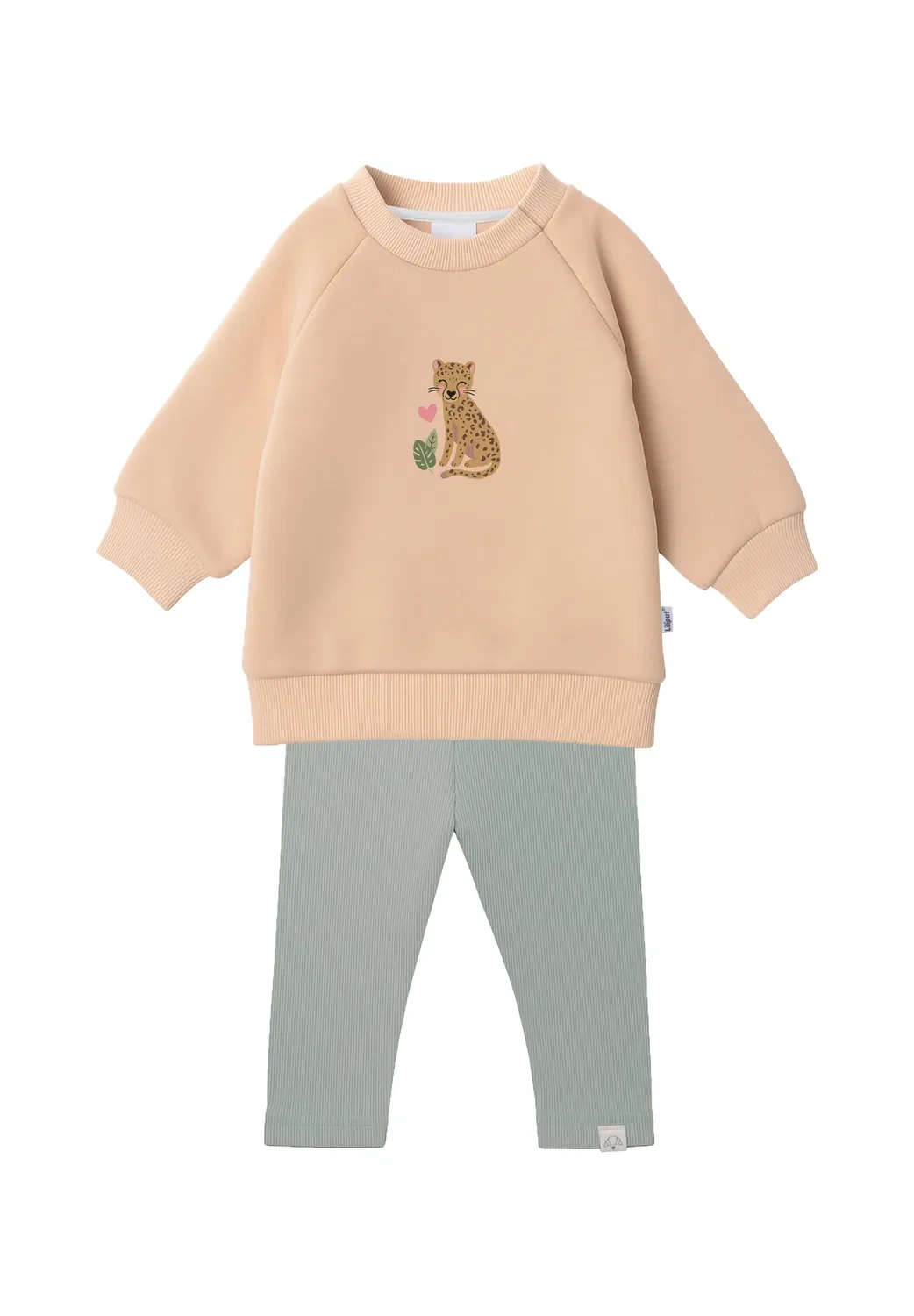 Комплект унисекс из толстовки и леггинсов Leo - толстовка Liliput, Beige