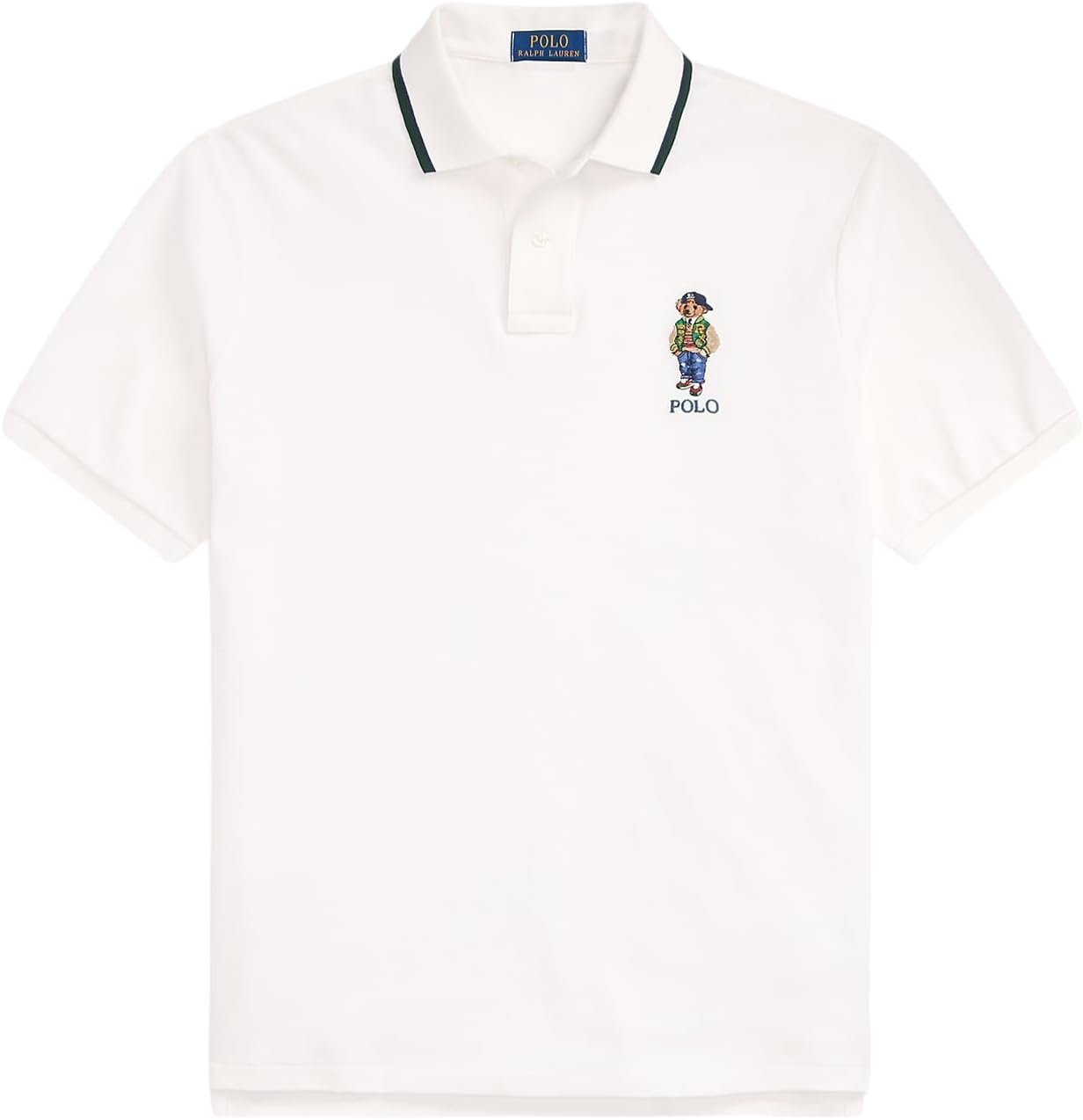 

Мужская рубашка-поло Polo Bear Mesh от POLO RALPH LAUREN Limited, White (Classic Fit)