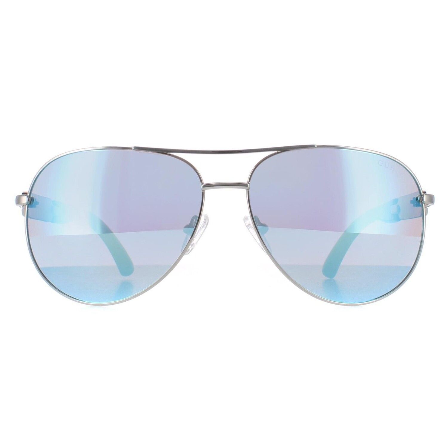 

Зеркало Aviator Shiny Dark Nickeltin Blue GU7295 Guess, золото