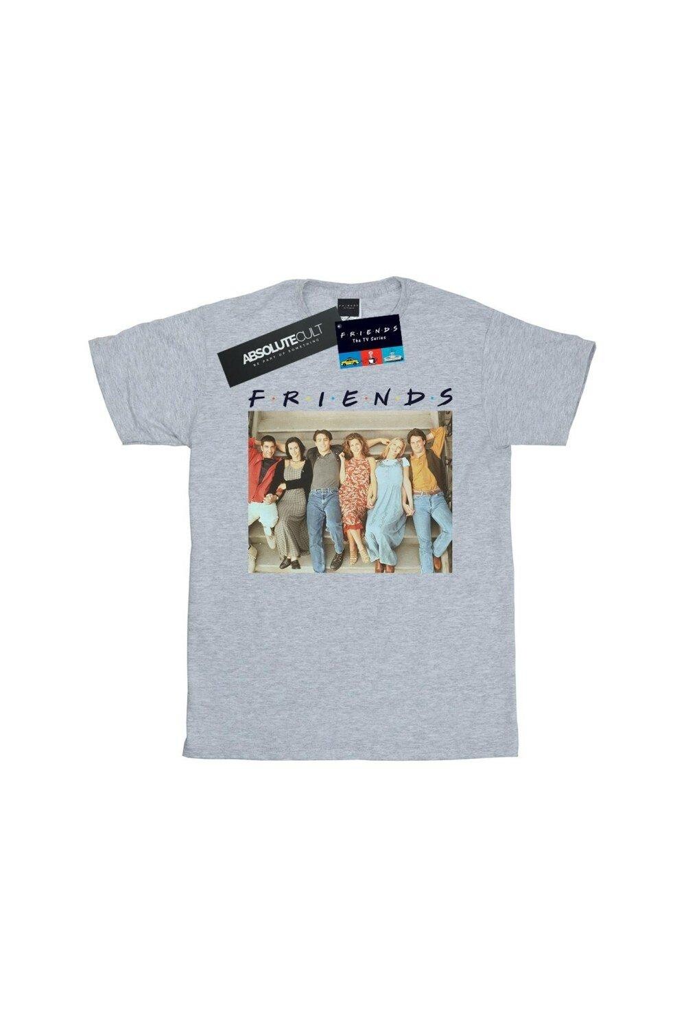

Футболка «Лестница» для группового фото Friends, серый