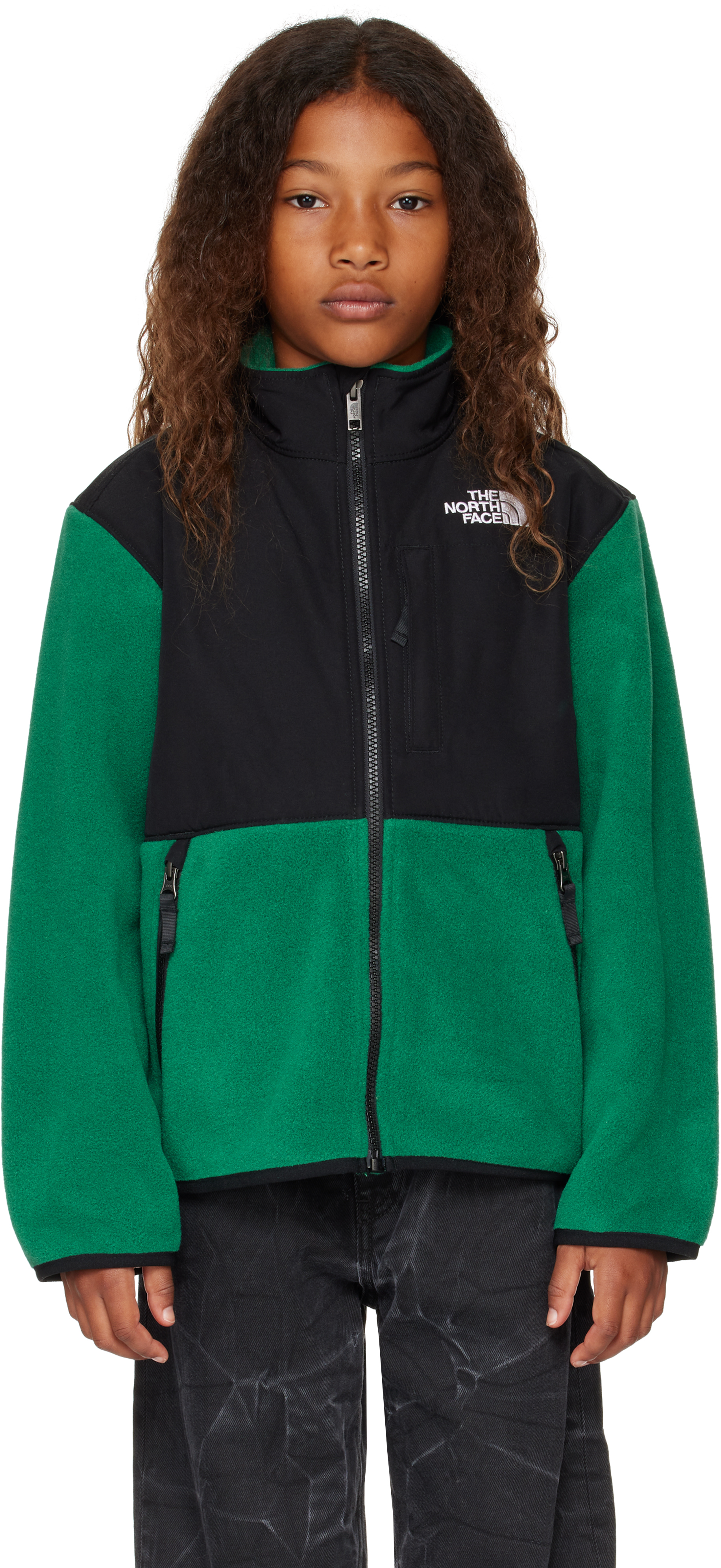 

Куртка Denali для больших детей зеленого цвета The North Face Kids