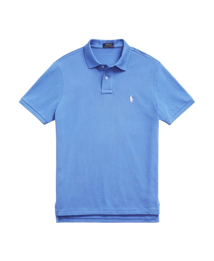 

Роскошная вязаная рубашка поло Ralph Lauren, синий