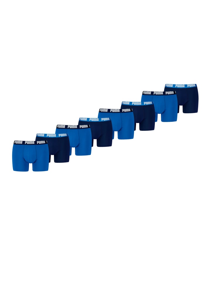 

Трусы боксеры Puma Boxershorts PUMA MEN EVERYDAY BASIC BOXERS 8P, цвет 003 - True Blue