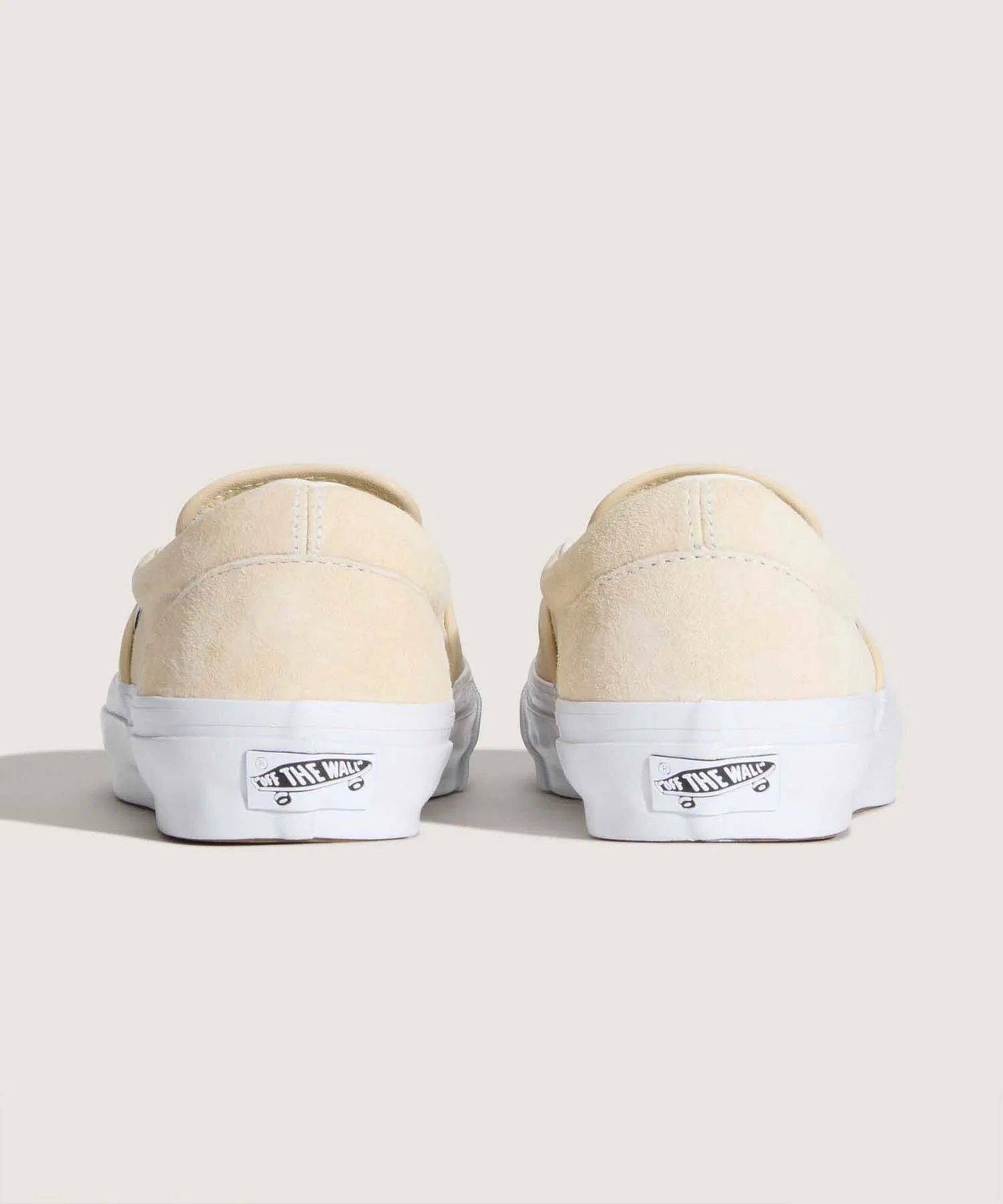 Унисекс сліпони из замши VANS PREMIUM кремовые — фото 4