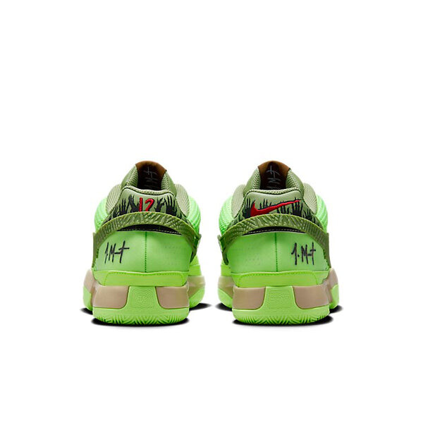 Кроссовки Nike Ja 1 NRG EP 'Halloween', цвет lime blast/oil green/black/hemp/cacao wow — фото 4