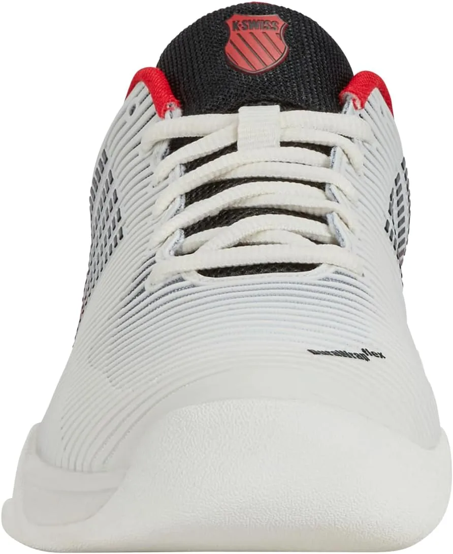 Мужские теннисные кроссовки K-Swiss Hypercourt Express 2 для игры на ковре, ярко-белый/красный — фото 2
