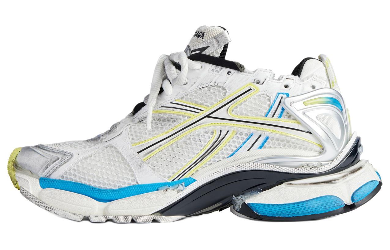 

Balenciaga Кроссовки Runner White Yellow Blue