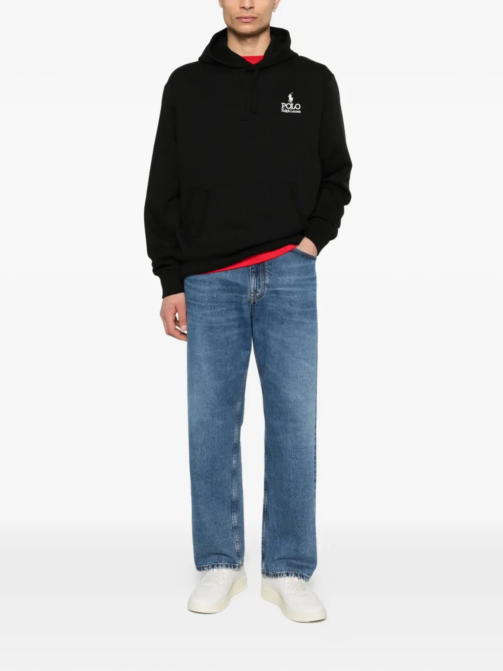 Худи с вышитым логотипом Polo Ralph Lauren, черный — фото 2