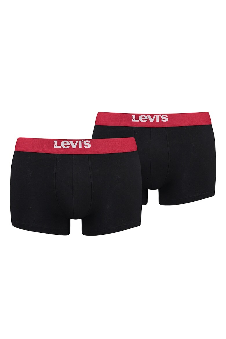 

Хлопковые боксеры с логотипом, 2 пары Levi'S, красный