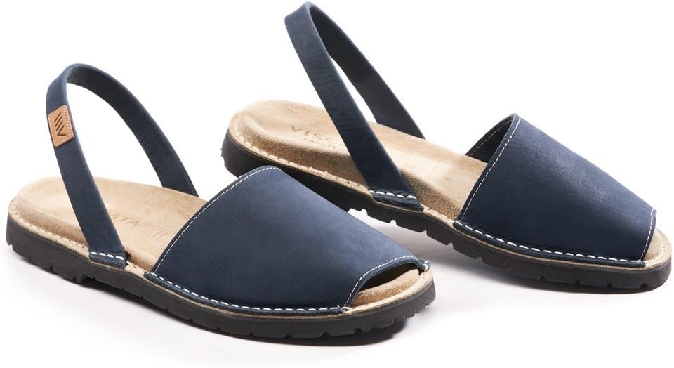 

Мужские сандалии VISCATA Barbada из кожи ручной работы, Испания, темно-синий