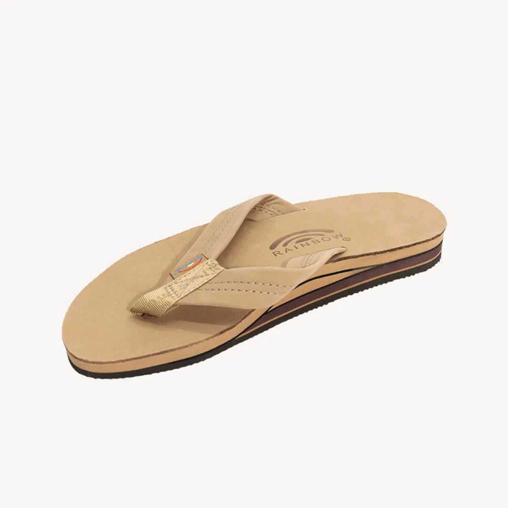 Мужские коричневые сандалии Double Layer Sierra Brown от Rainbow Sandals — фото 3