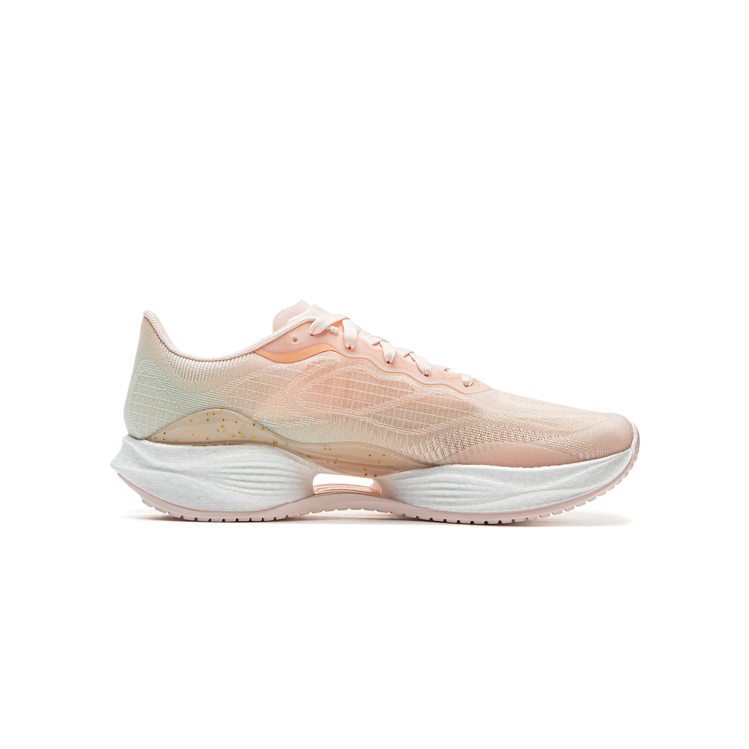 LINING YOUNG Детские кроссовки Low-Top Light Orchid Orange/Ice Cream Green Kids' — фото 3