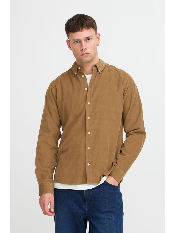 

Рубашка BLEND Langarmhemd BHShirt 20718193, коричневый