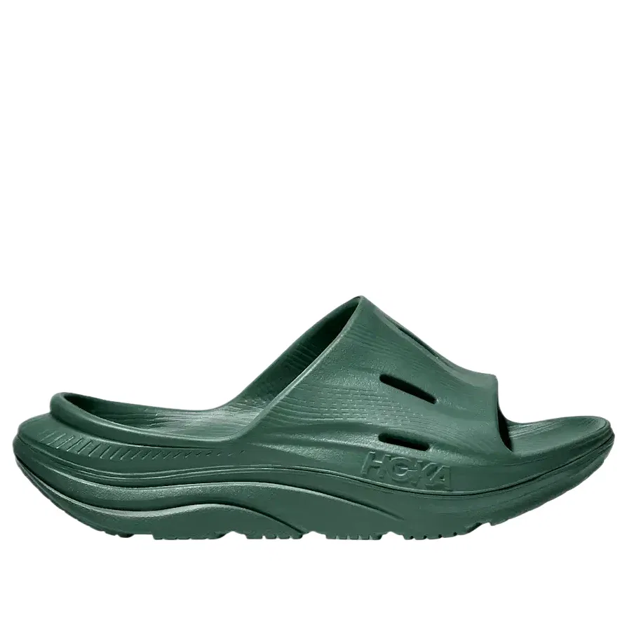 Шлепанцы HOKA ONE ONE ORA Recovery Slide 3 'Thyme' 1135061-TTH, зеленый — фото 2