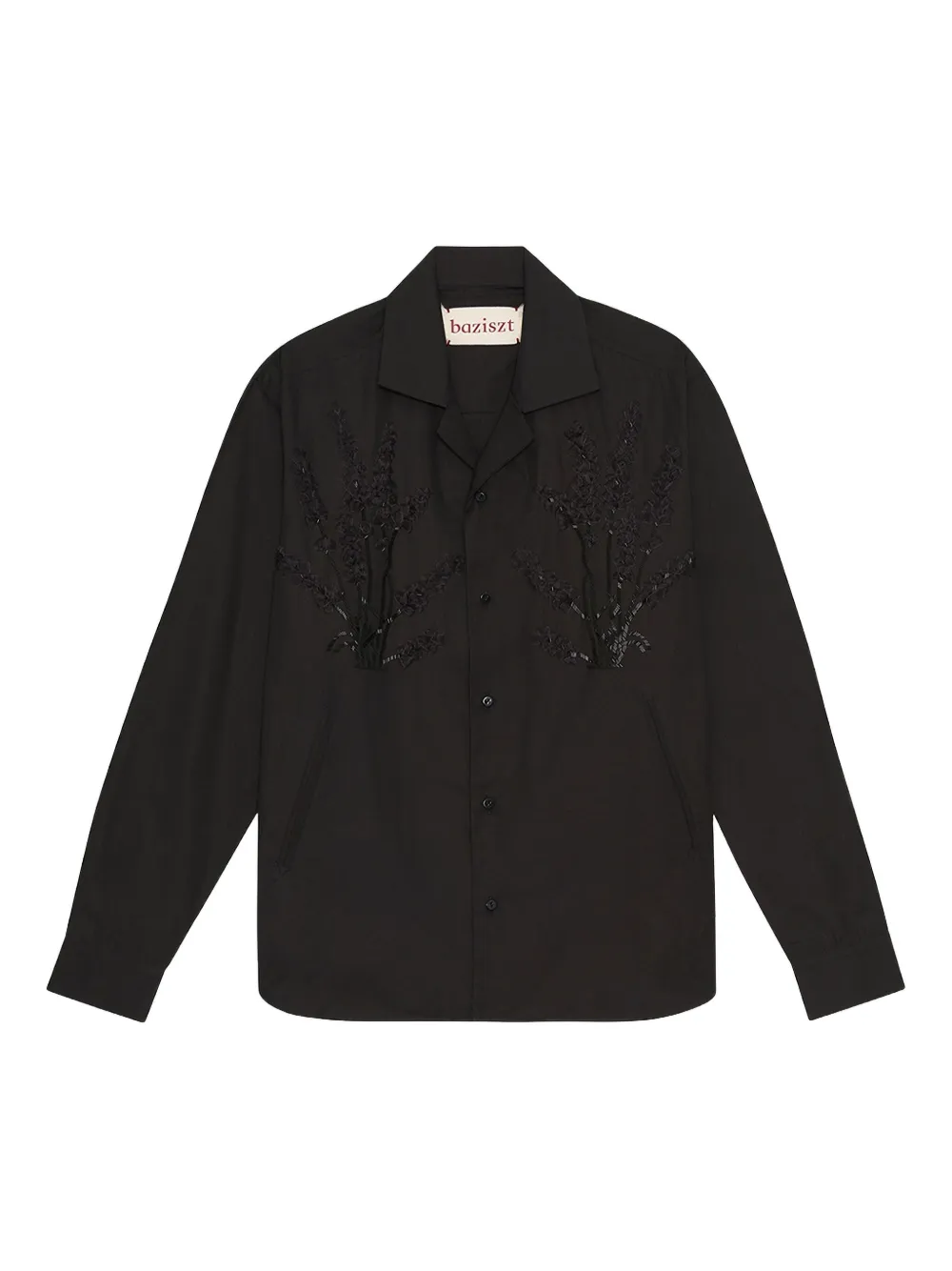 

Украшенная рубашка с длинными рукавами Baziszt, черный
