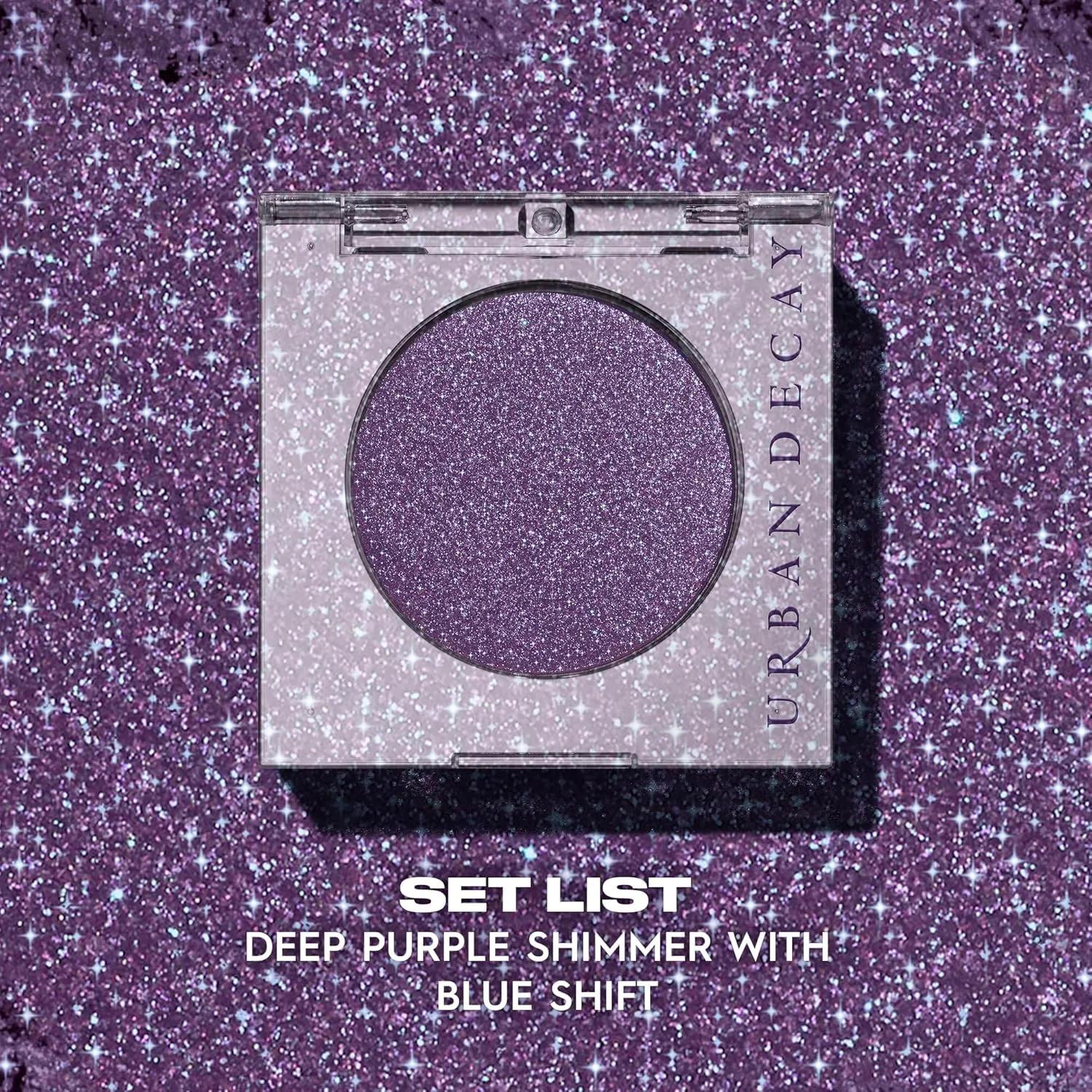 Тени для век Urban Decay 24/7 Longwear Eyeshadow Single, компактные, глубокий фиолетовый с синим переливом — фото 3