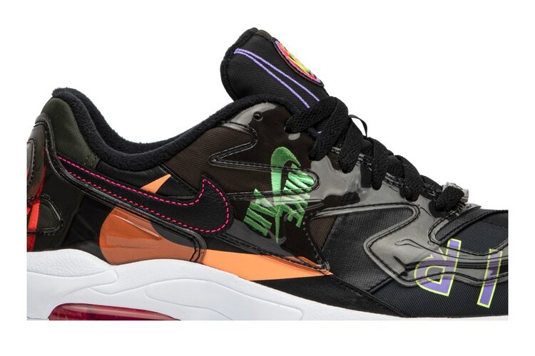 Кроссовки Nike Atmos x Air Max 2 Light 'Logos Alternative', черный — фото 2