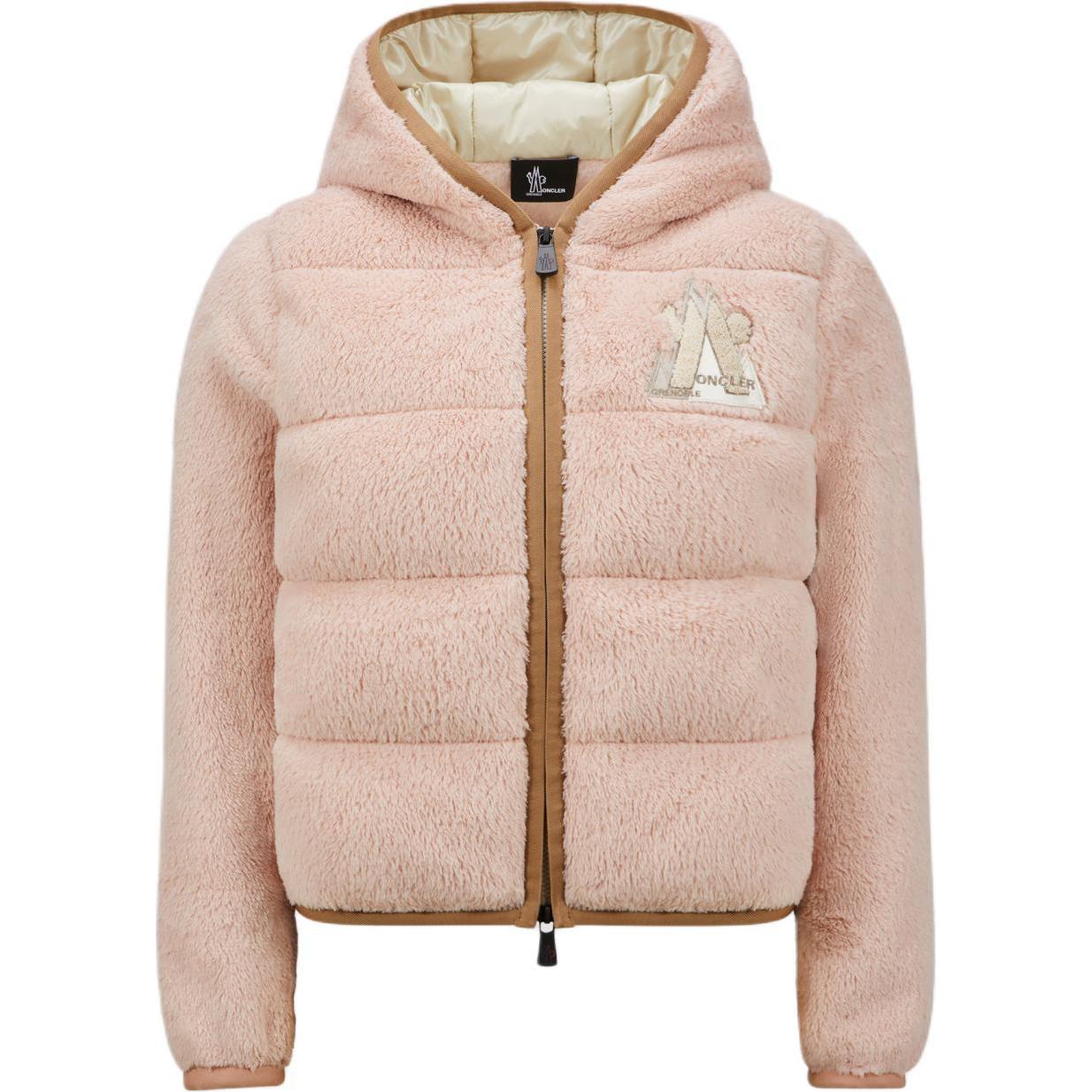 

Moncler Grenoble Застёгивающаяся худи с длинными рукавами, Light Pink
