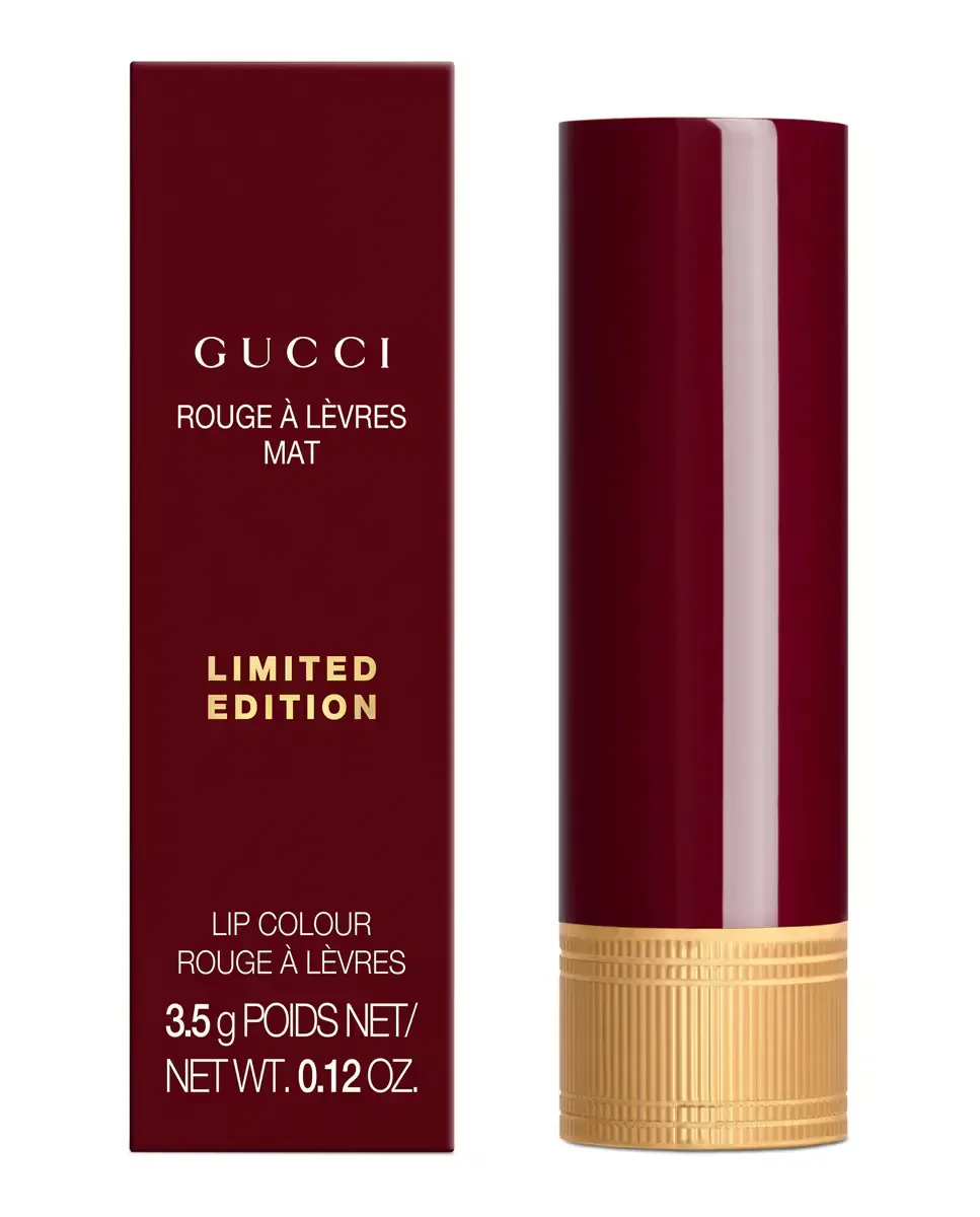 Помада Rouge à Lèvres Mat 3,5 г Gucci, 128 - Amanda Dusk — фото 4
