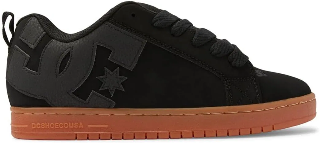 Кроссовки для скейтбординга DC Shoes Court Graffik, Black/Dark Chocolate — фото 3