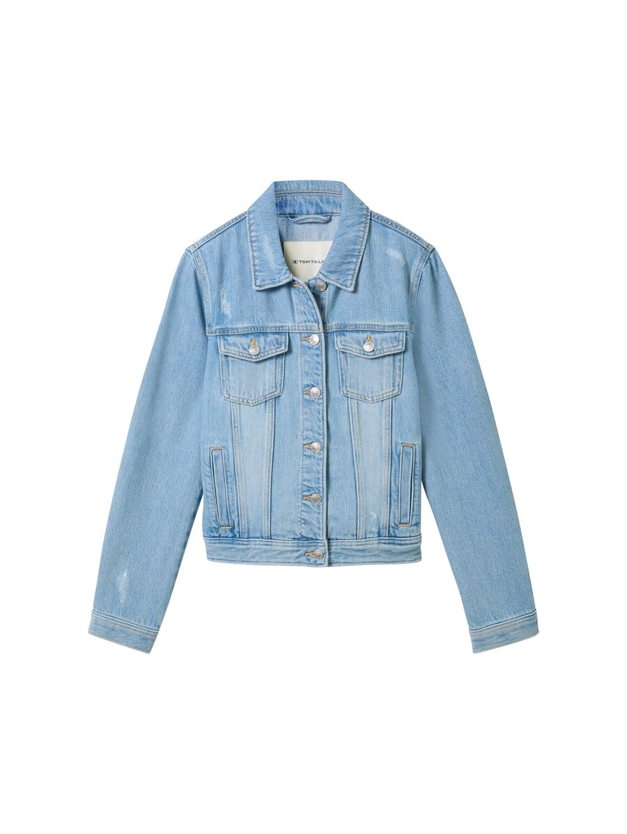 

Джинсовая куртка TOM TAILOR Between-Season Jacket, синий деним