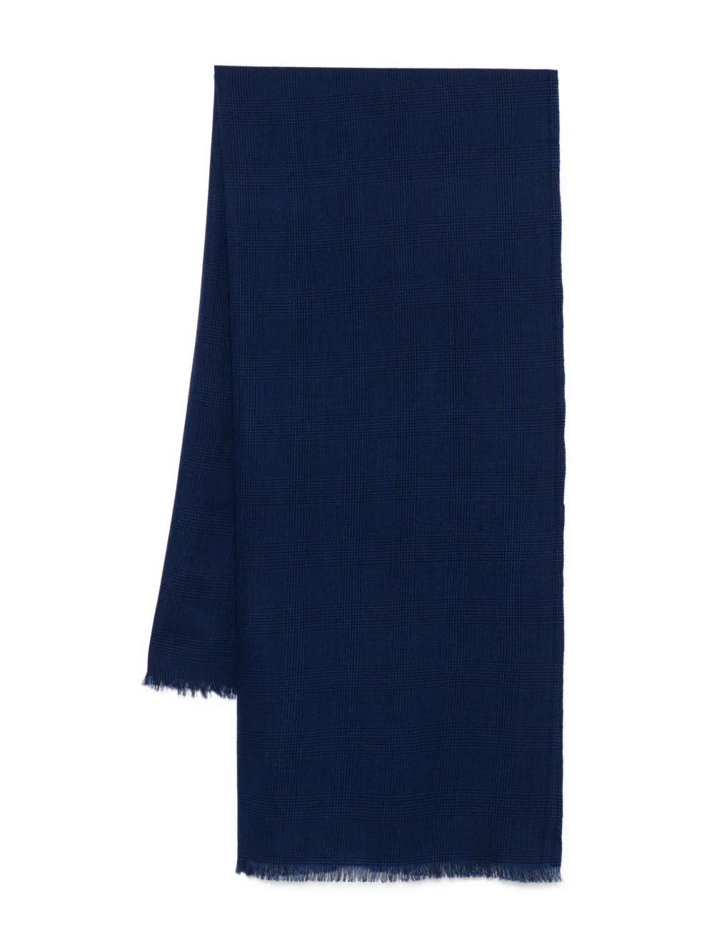 

Шарф в клетку Prince of Wales TOM FORD, синий