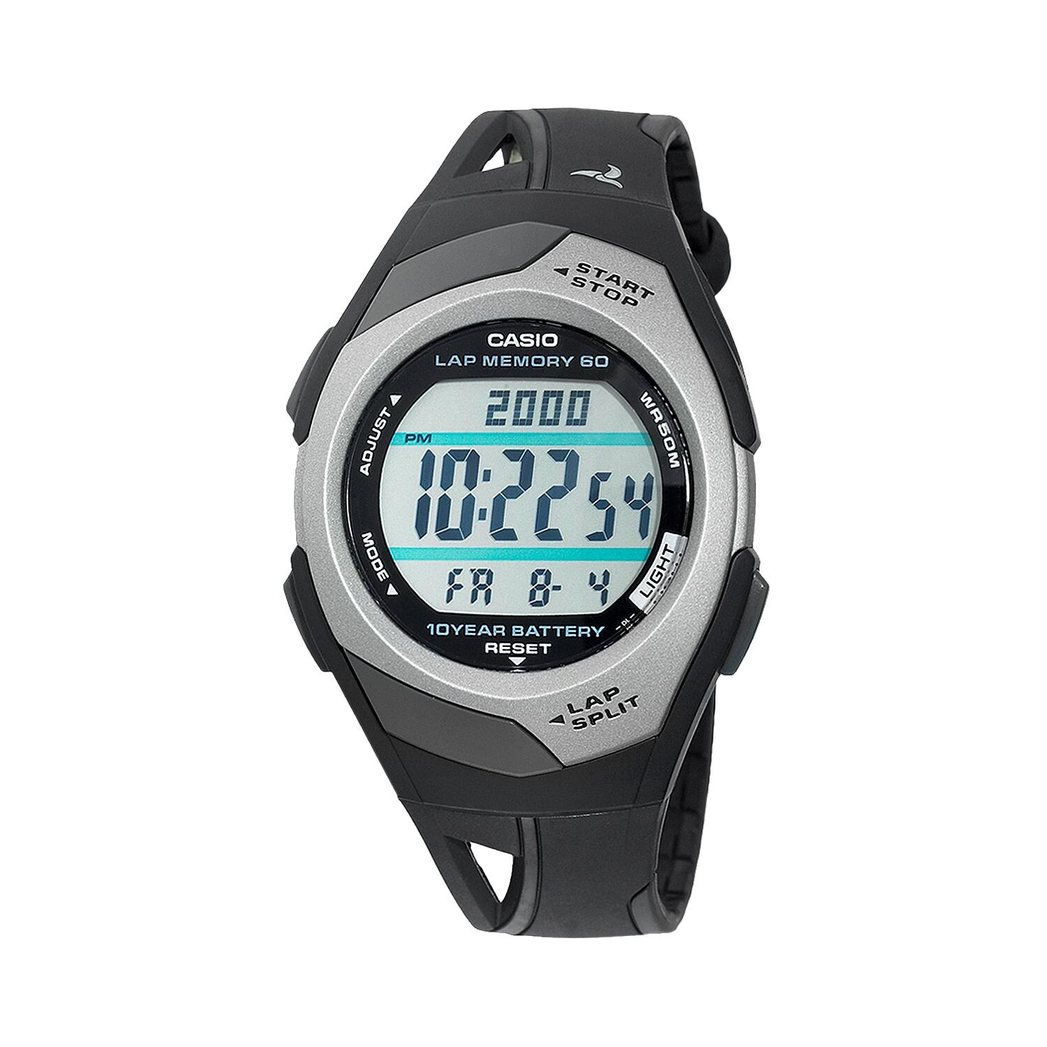 

Женские часы Runner Series с цифровым хронографом на 60 кругов — STR300C-1V Casio