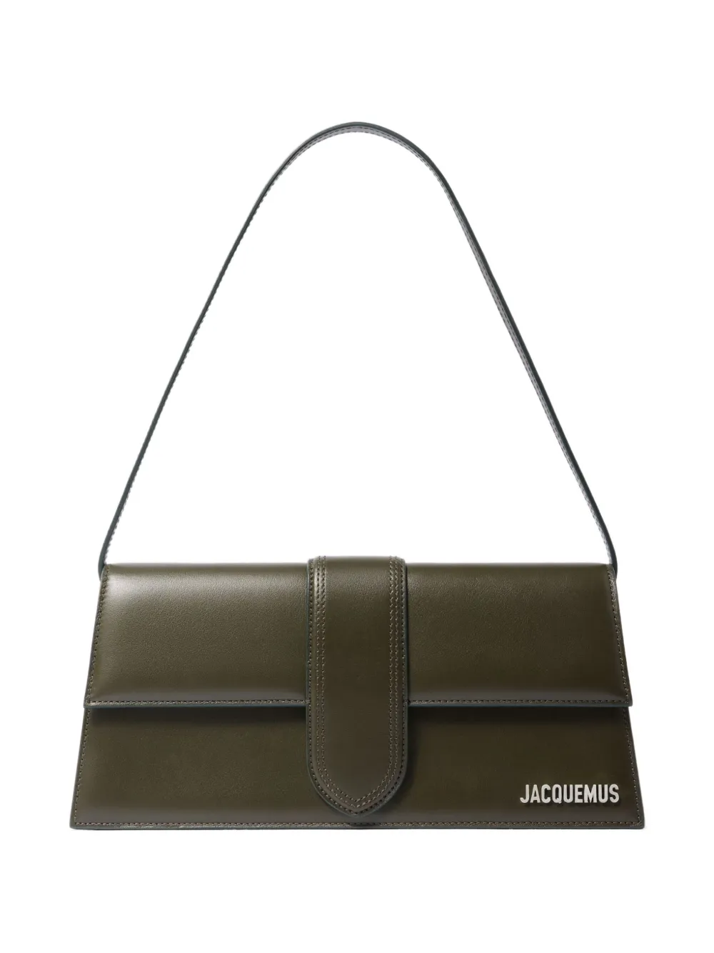 

Кожаная сумка через плечо Le Chouchou с клапаном JACQUEMUS, зеленый