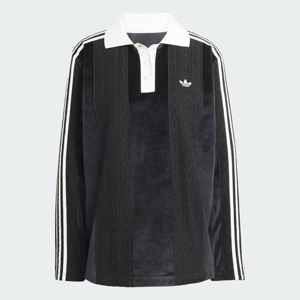 Футболка с длинным рукавом Originals Winterized Adidas, black — фото 4