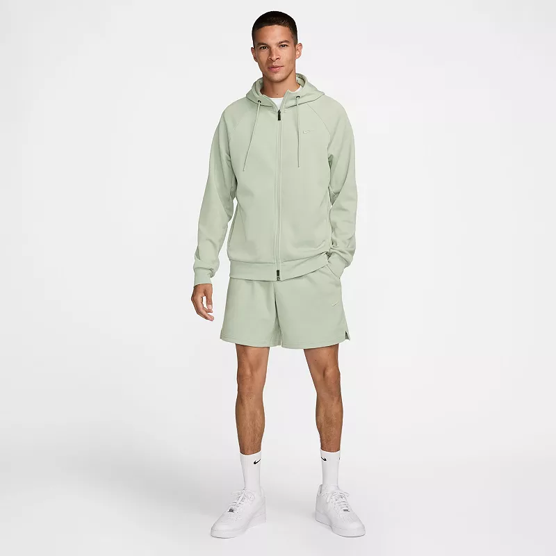 

Мужская худи Nike Dri-FIT Primary Fleece UV с молнией во всю длину, цвет Jade Horizon