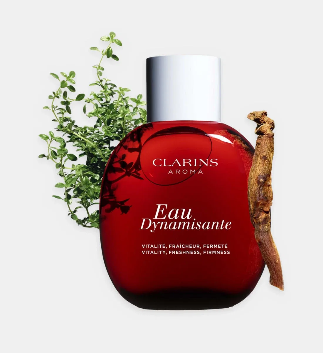Тоник Clarins — Парфюмированная вода для ухода Eau Dynamisante: Бодрость, свежесть, упругость , красный — фото 2