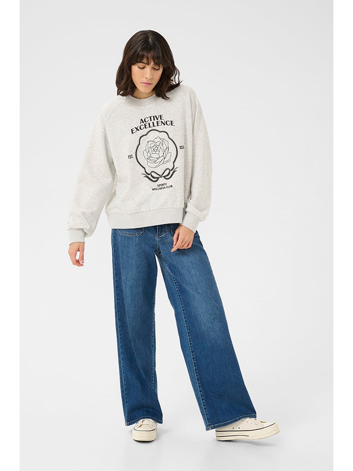 

Kaffe Толстовка светло-серого цвета