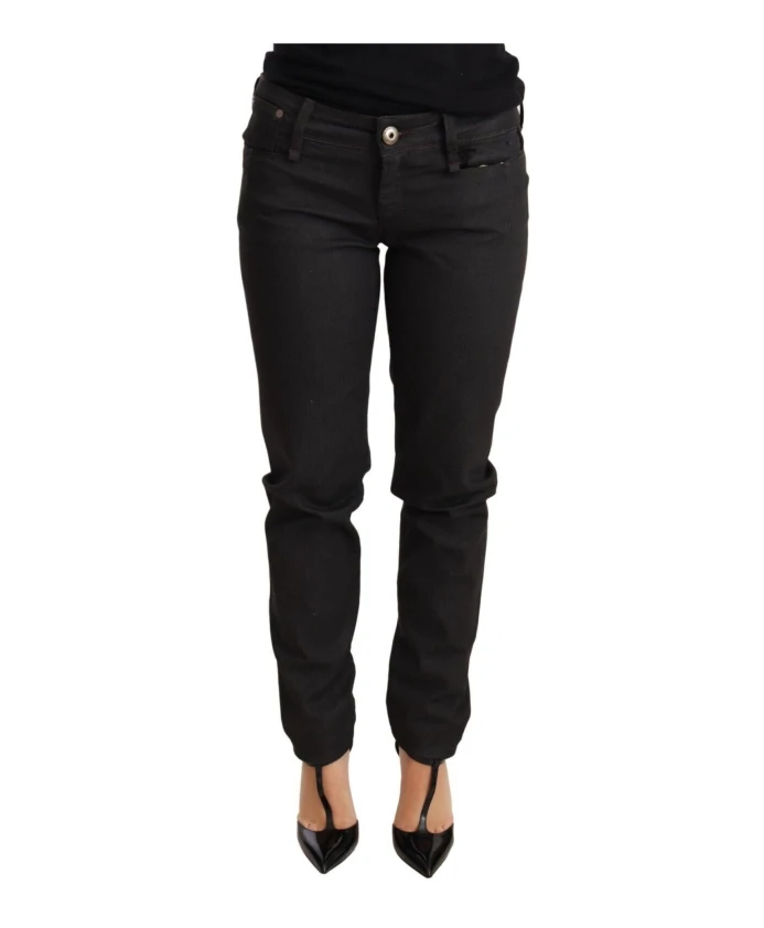 

Джинсы скинни с заниженной талией Ermanno Scervino, черный