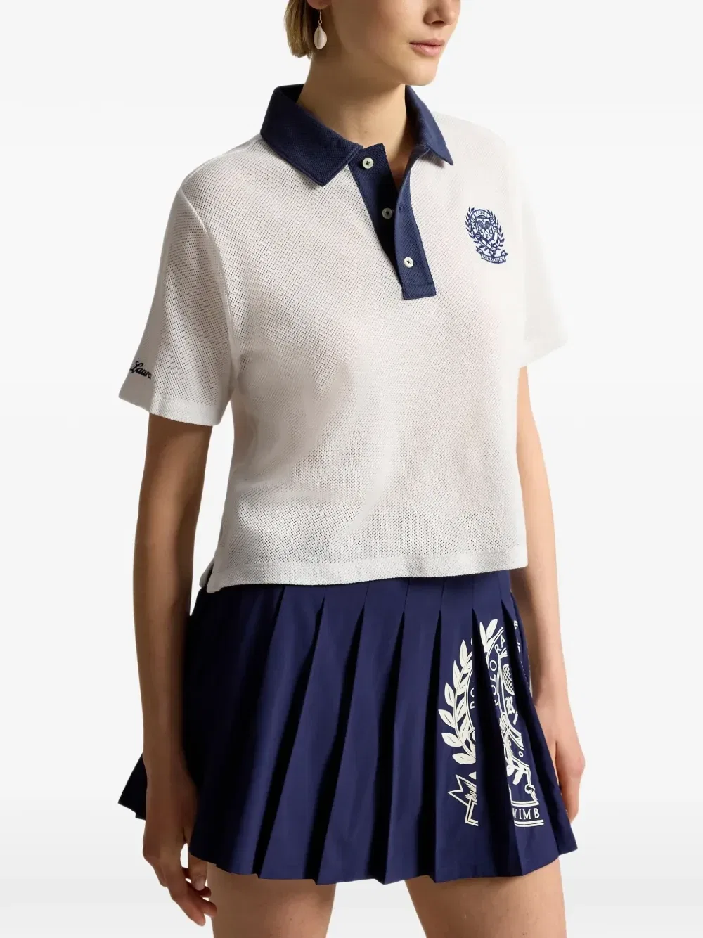 Рубашка поло из коллаборации с Wimbledon Collection POLO RALPH LAUREN, белый — фото 3