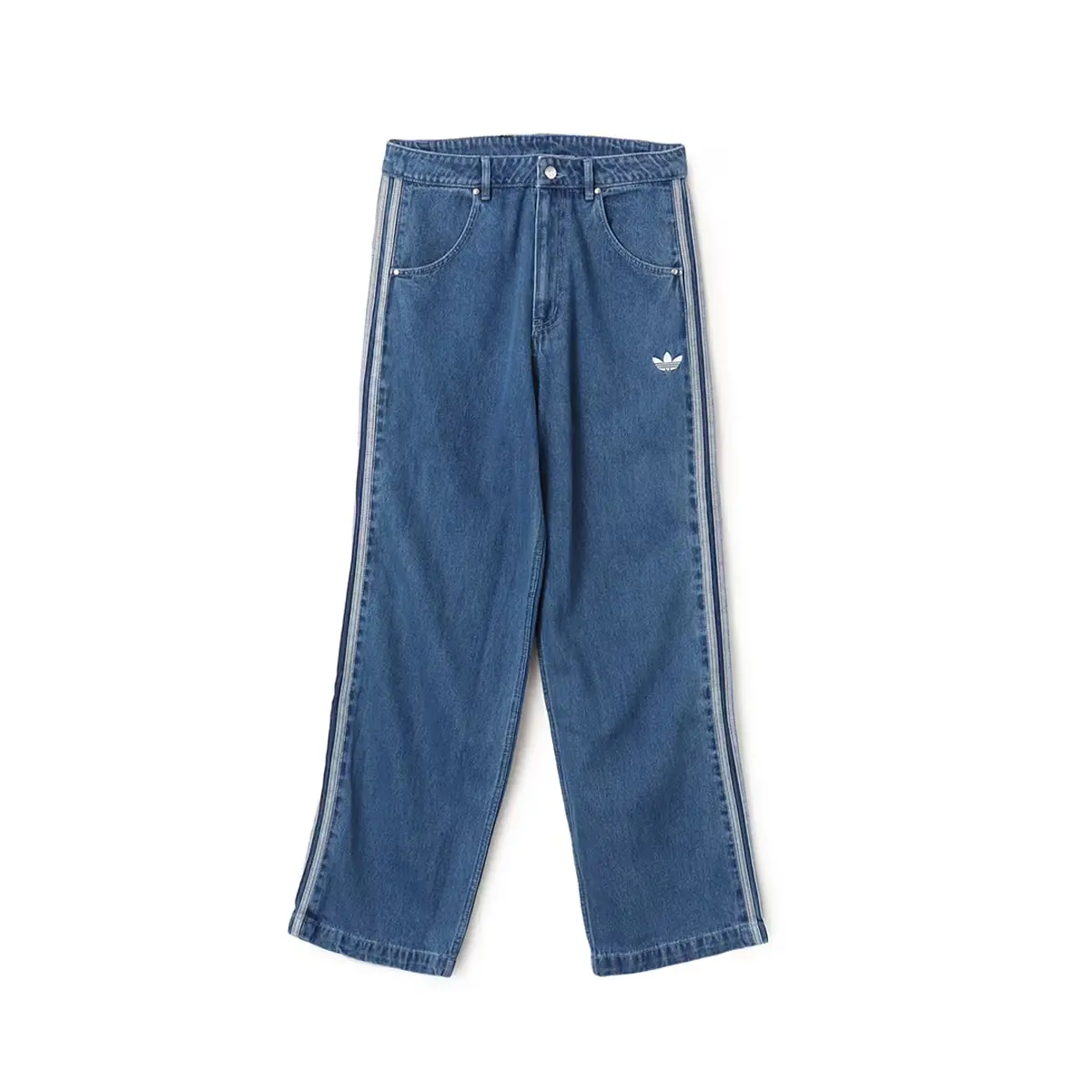 Брюки Adidas Adicolor Denim Firebird Adidas Originals, синий — фото 2