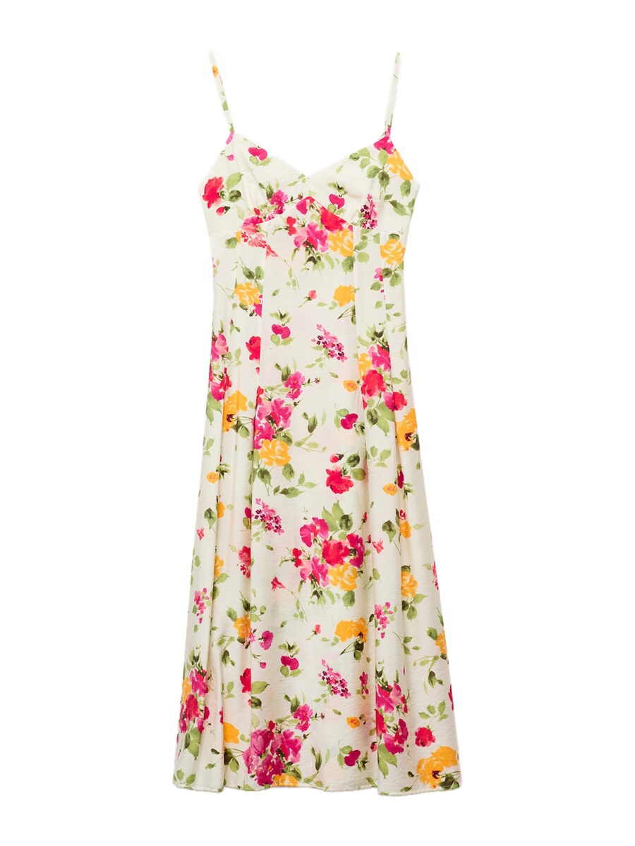 

Миди платье MANGO BOUQUET, Ecru