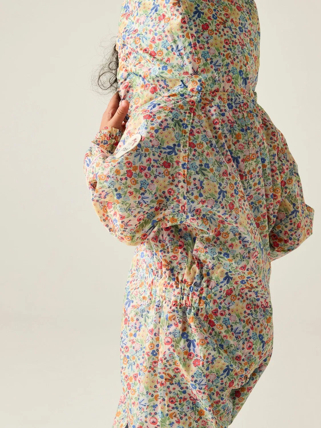 Дождевик для девочек Cath Kidston Waterproof Puddlesuit Regatta, натуральный — фото 2