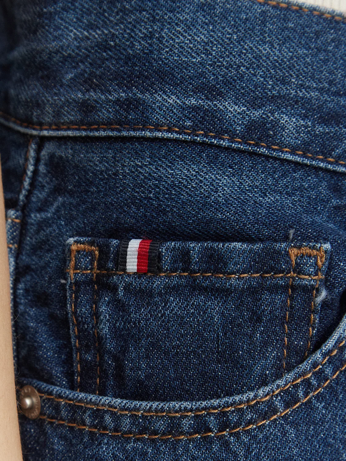 Женские джинсы свободного кроя Tommy Hilfiger, синий — фото 4