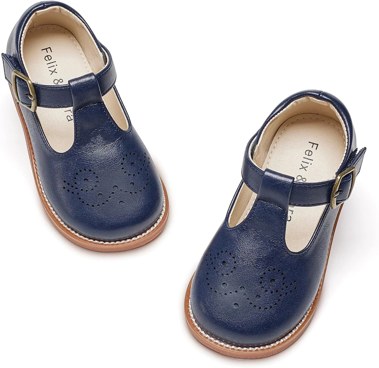 Детские туфли Мэри Джейн для девочек Felix & Flora, Navy Blue