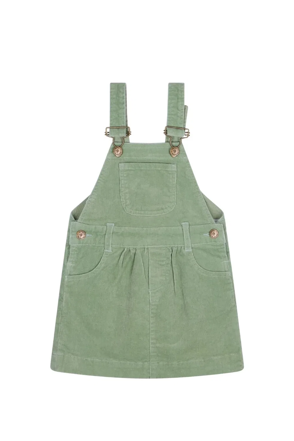 Детское платье из вельвета Sage corduroy dress Dotty Dungarees, Green