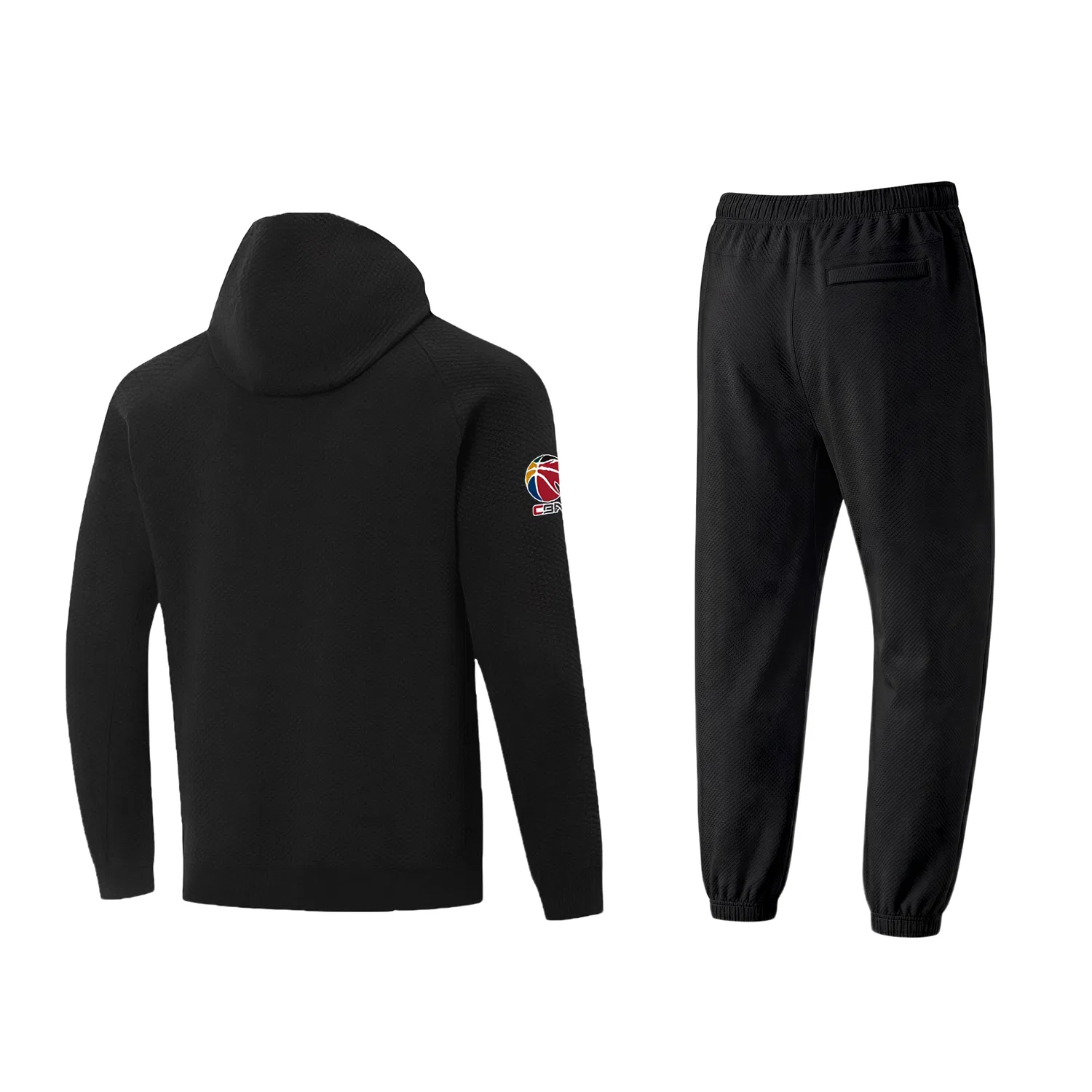 Детский комплект спортивной одежды с капюшоном Casual Sportswear, Li-Ning, Черный — фото 3