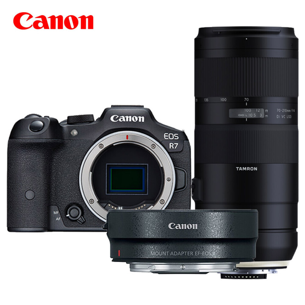 

Фотоаппарат Canon EOS R7 4K A034 70-210mm с картой памяти 256G