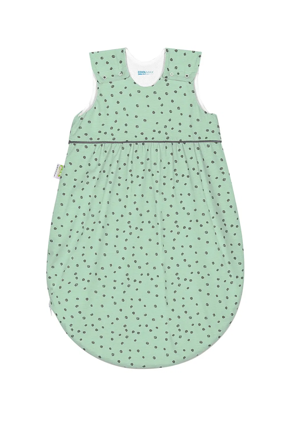 Спальный мешок Coolmax Timmi cool Dancing Dots Deep Forest Kinderhaus Blaubär, зеленый