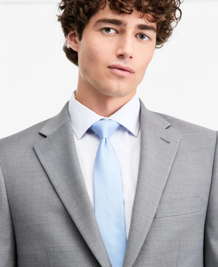Пиджак мужской современного кроя из шерсти TH-Flex Stretch Tommy Hilfiger, Grey — фото 3