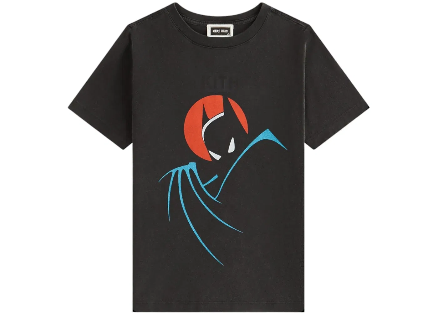 Детская футболка с принтом Kith x Batman Kids Animated Vintage Tee Kith, Black