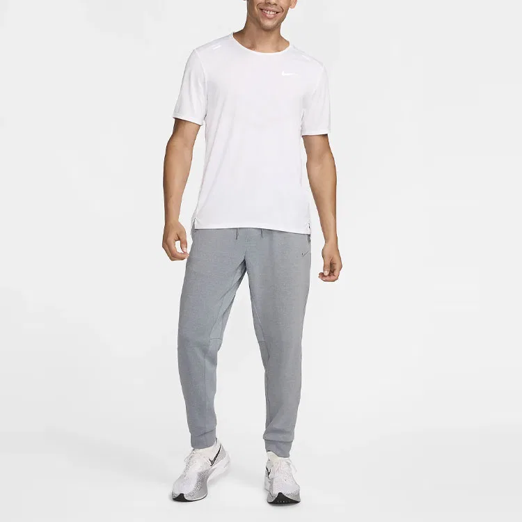 Мужские спортивные штаны из трикотажа Cool Gray Nike, Cool Gray — фото 4