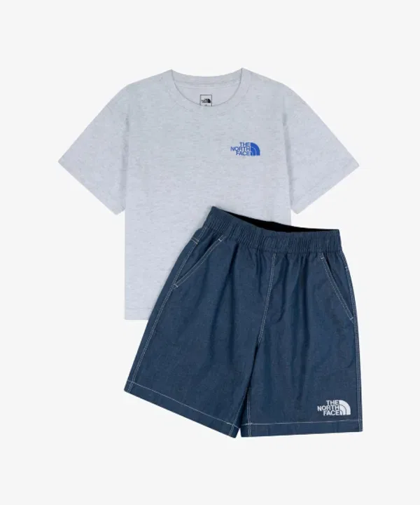 Футболка с коротким рукавом Hike Ex Crewset, The North Face Kids, хаки