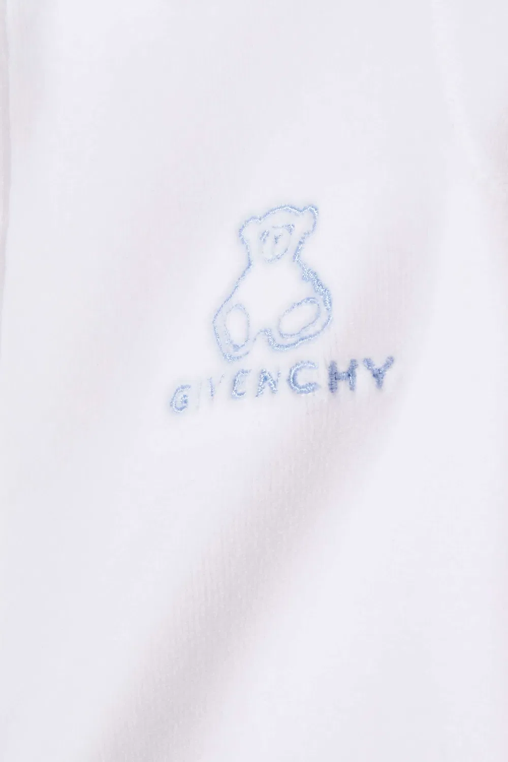 Комплект детской одежды для сна с нагрудником с вышитым логотипом Givenchy — фото 4